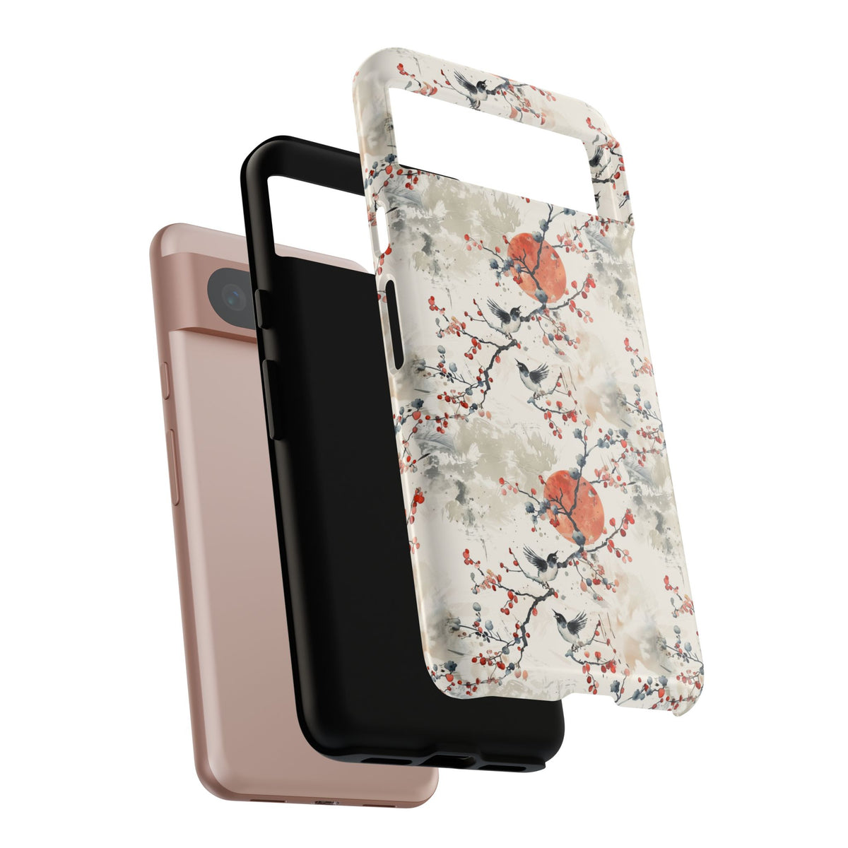 Japanese Pattern Phone Case – Elegant & Timeless Design for Your Phone 136