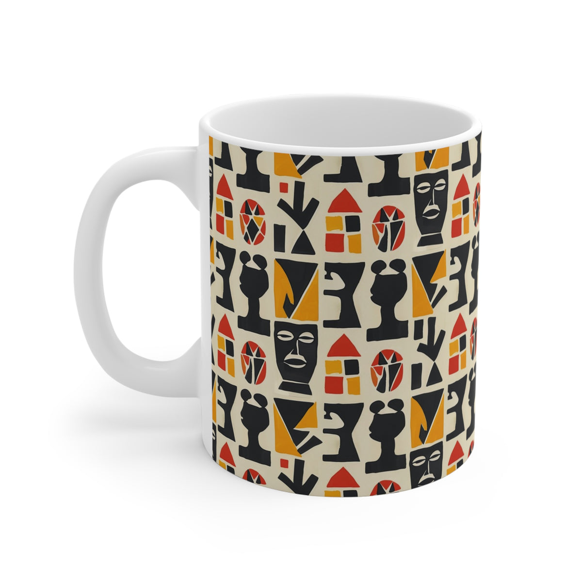 All-Over African Pattern Coffee Mug 702