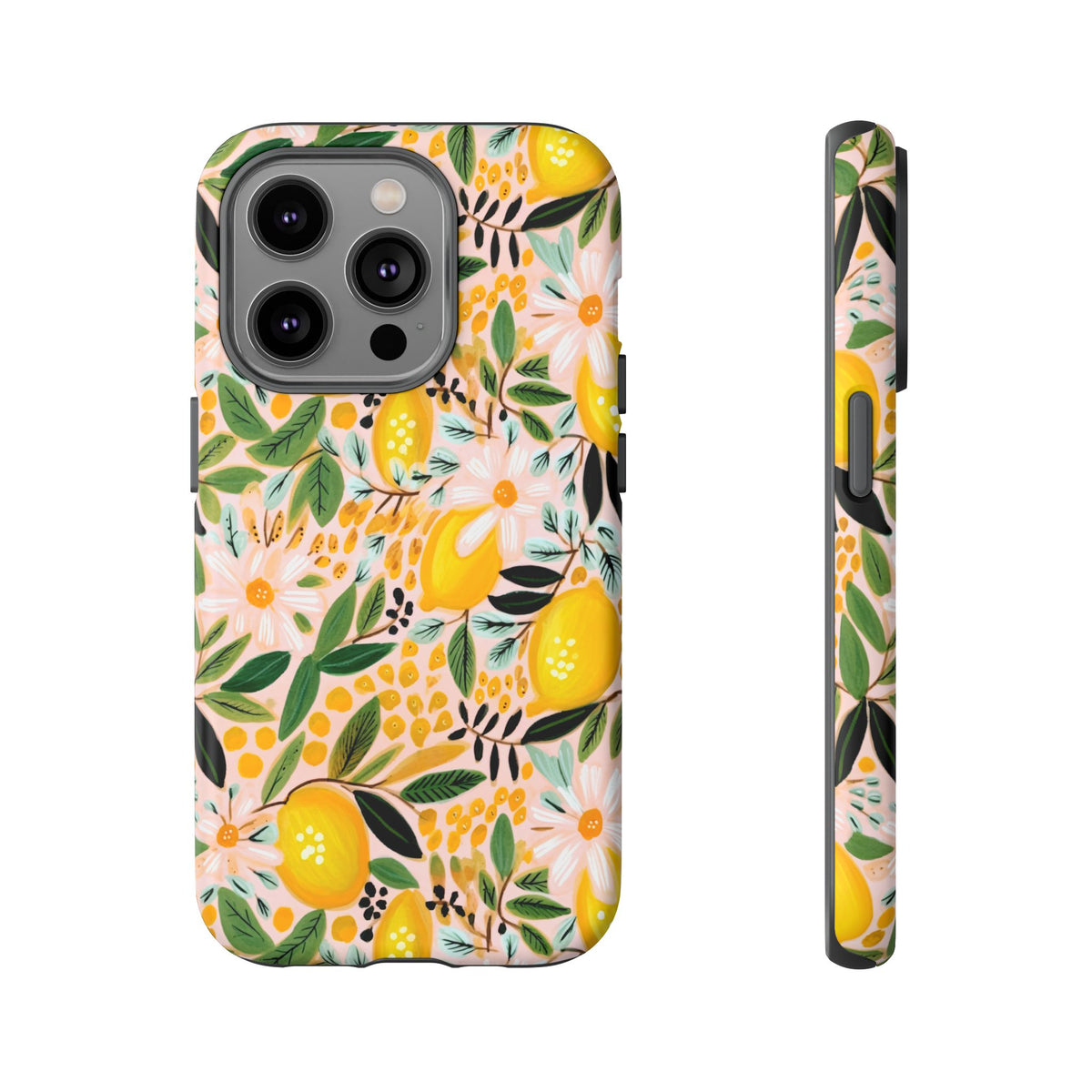 Cute Summer Lemons Phone Case – Refreshing Citrus Design for Your Phone 2