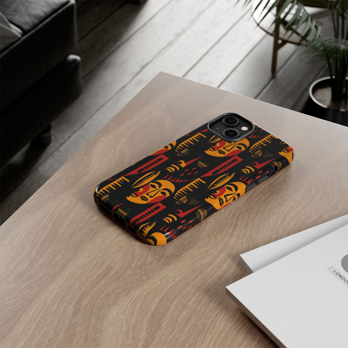 Stylish African Pattern Phone Case – Unique and Vibrant Protection 203