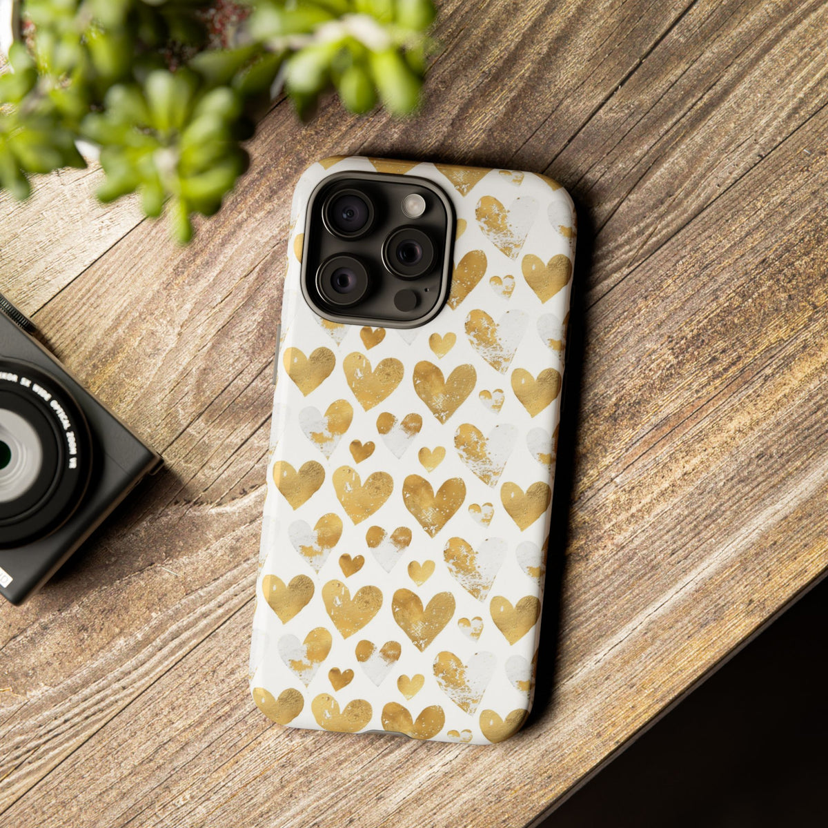 Heart Pattern Phone Case – Stylish & Loving Design for Your Device 230