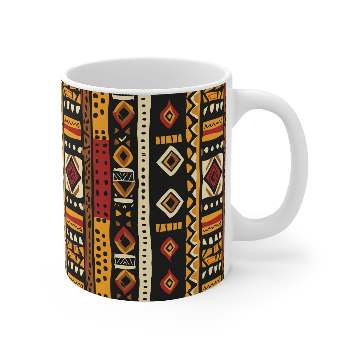 All-Over African Pattern Coffee Mug 663