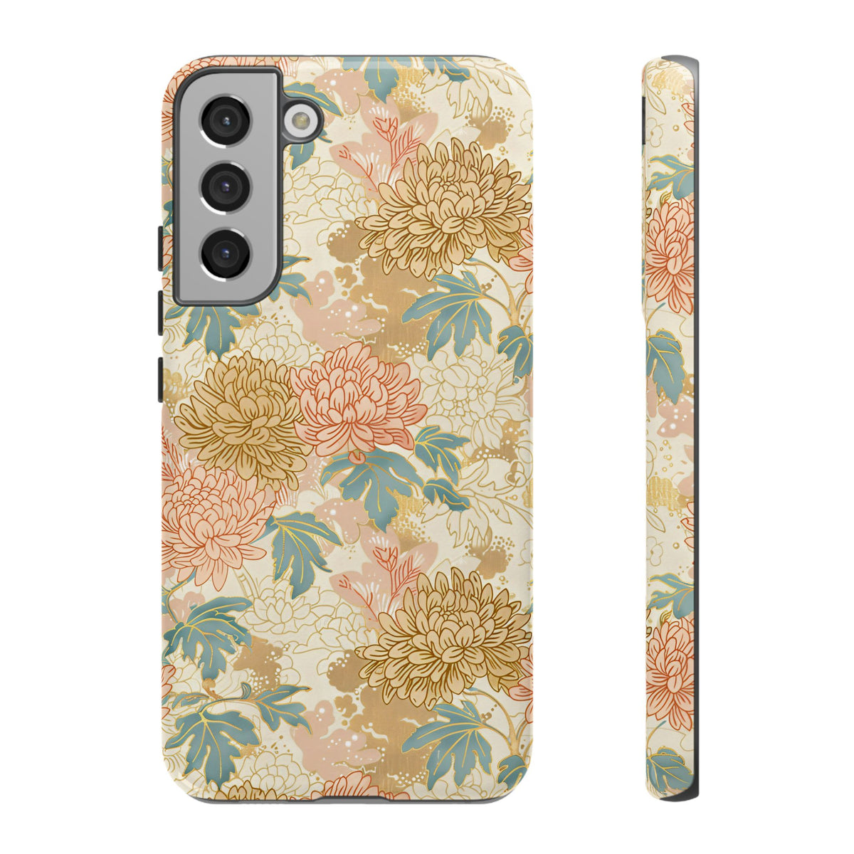 Japanese Blossom Asian Floral Design Phone Case – Elegant Floral Phone Cover