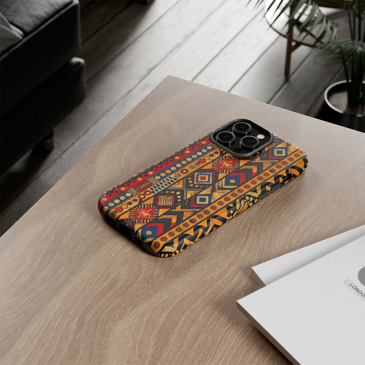 Stylish African Pattern Phone Case – Unique and Vibrant Protection 148