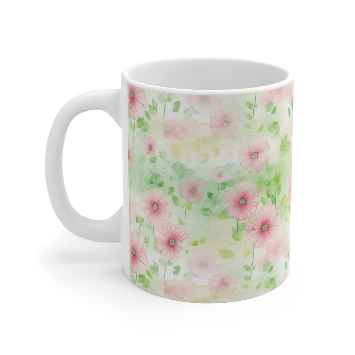 Various Watercolor Design All Over Coffee Mug – Unique Artistic Ceramic Coffee Cup 47