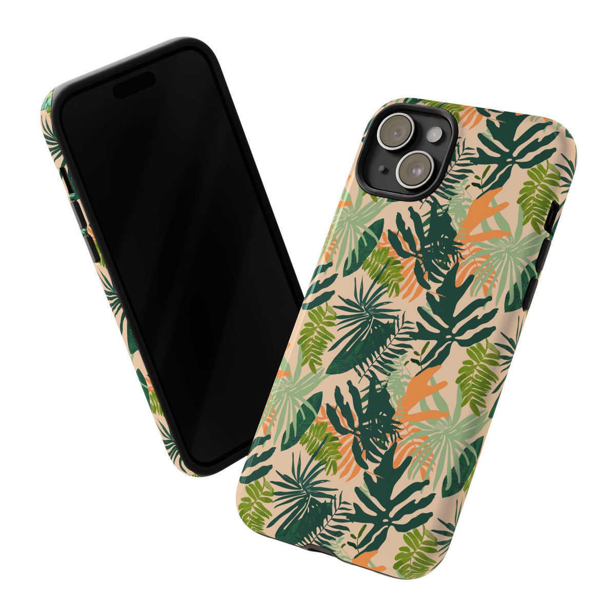 Jungle Pattern Phone Case – Exotic & Lush Design for Your Phone 353