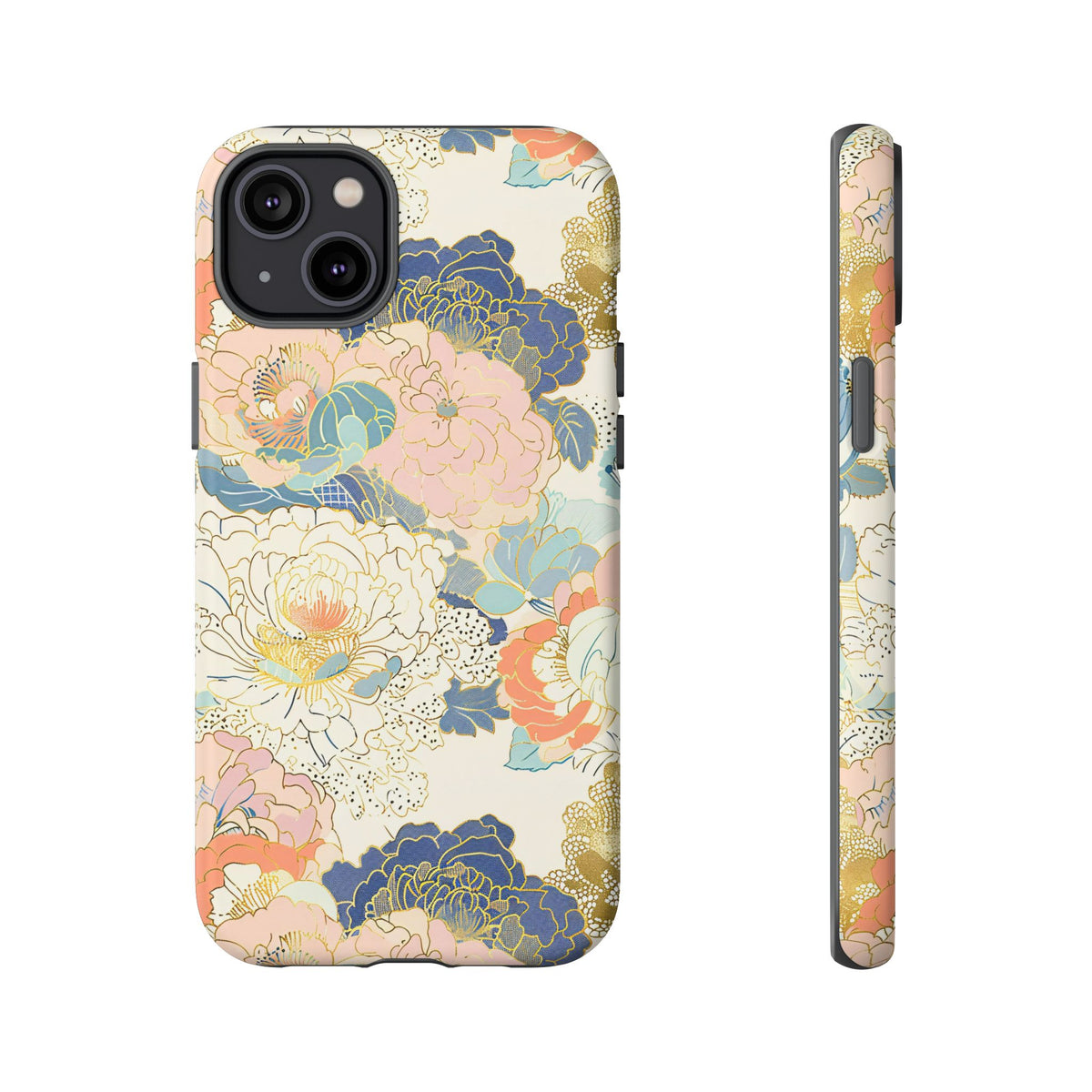 Japanese Blossom Asian Floral Design Phone Case – Elegant Floral Phone Cover 4