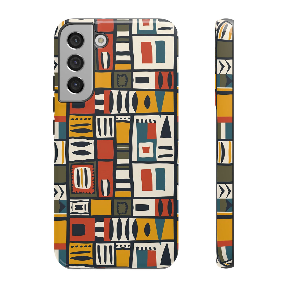 Stylish African Pattern Phone Case – Unique and Vibrant Protection 013