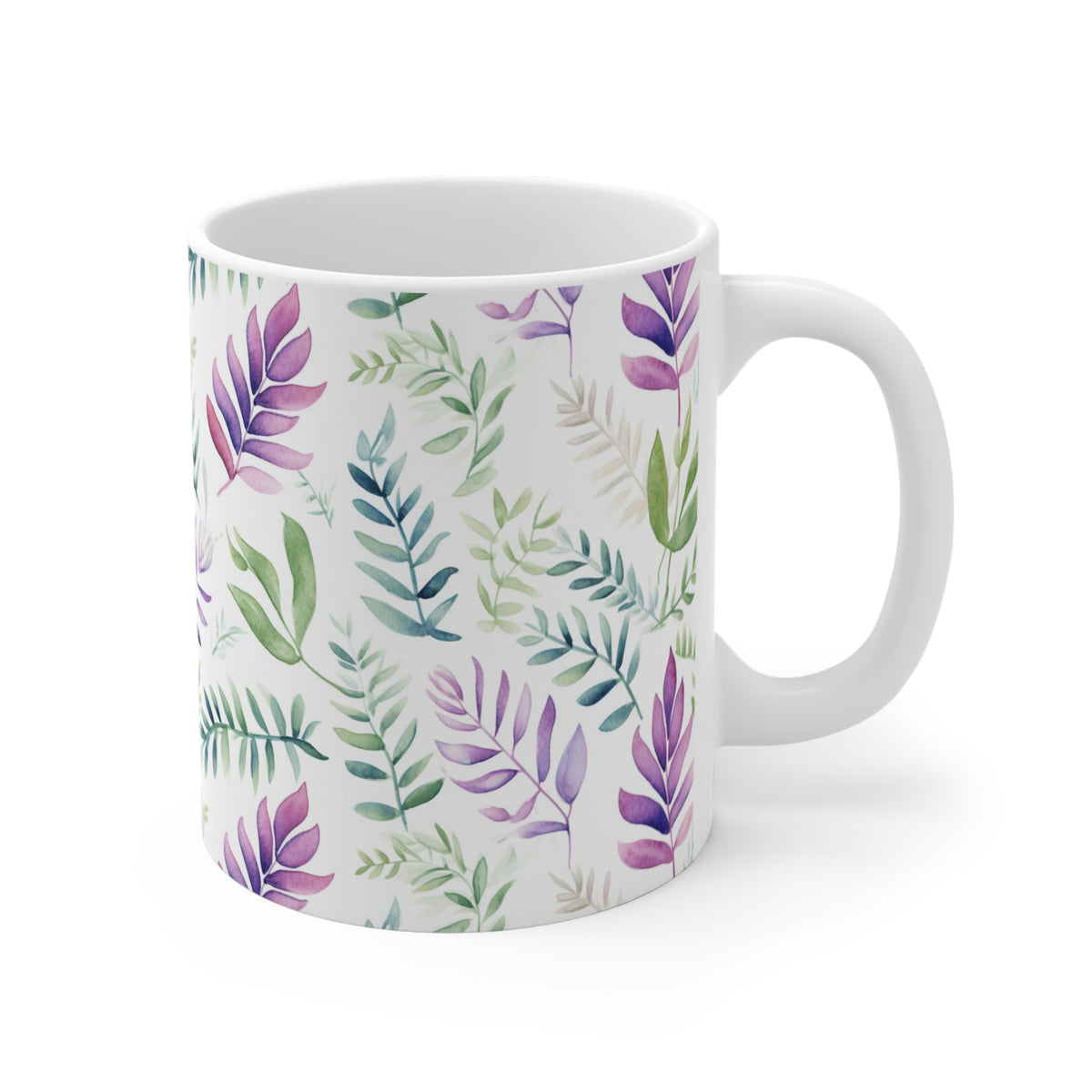 Various Watercolor Design All Over Coffee Mug – Unique Artistic Ceramic Coffee Cup 462