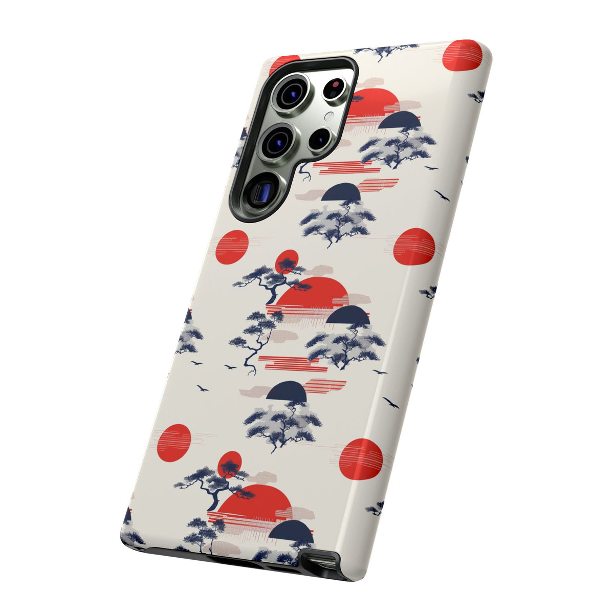 Japanese Pattern Phone Case – Elegant & Timeless Design for Your Phone 047