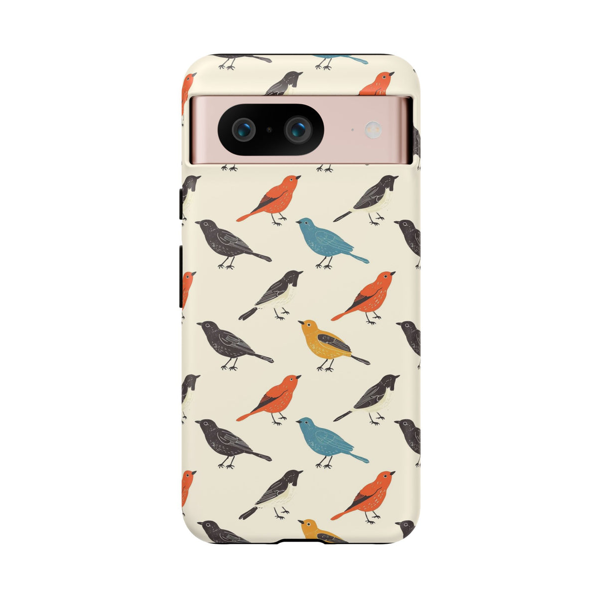 Birds Seamless Pattern Phone Case – Elegant and Timeless Avian Design 5