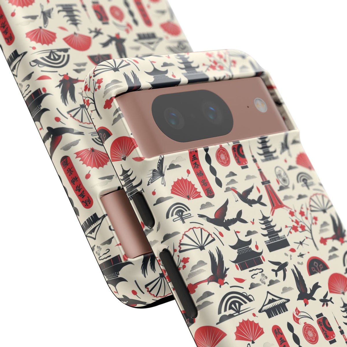 Japanese Pattern Phone Case – Elegant & Timeless Design for Your Phone 067