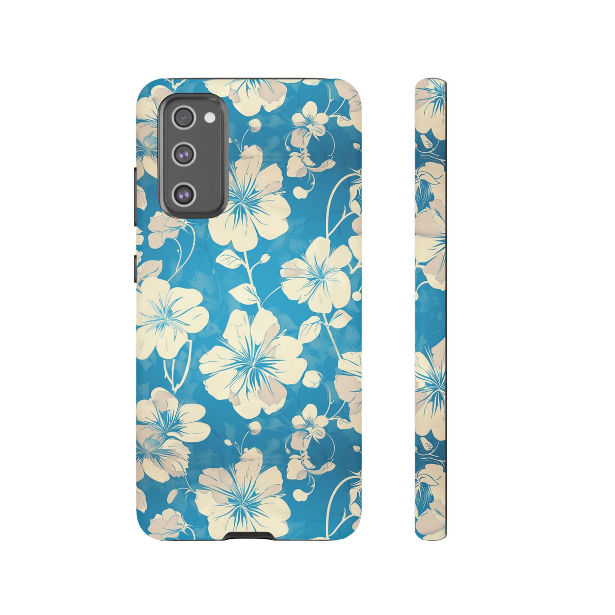 Blue Floral Seamless Pattern Phone Case