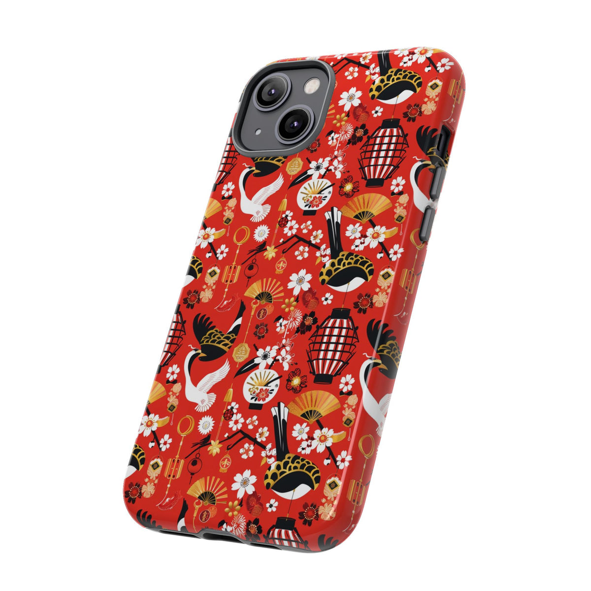 Japanese Pattern Phone Case – Elegant & Timeless Design for Your Phone 056