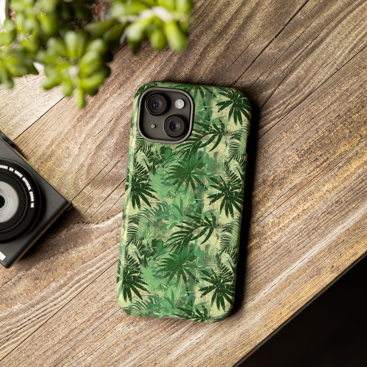 Jungle Pattern Phone Case – Exotic & Lush Design for Your Phone 336