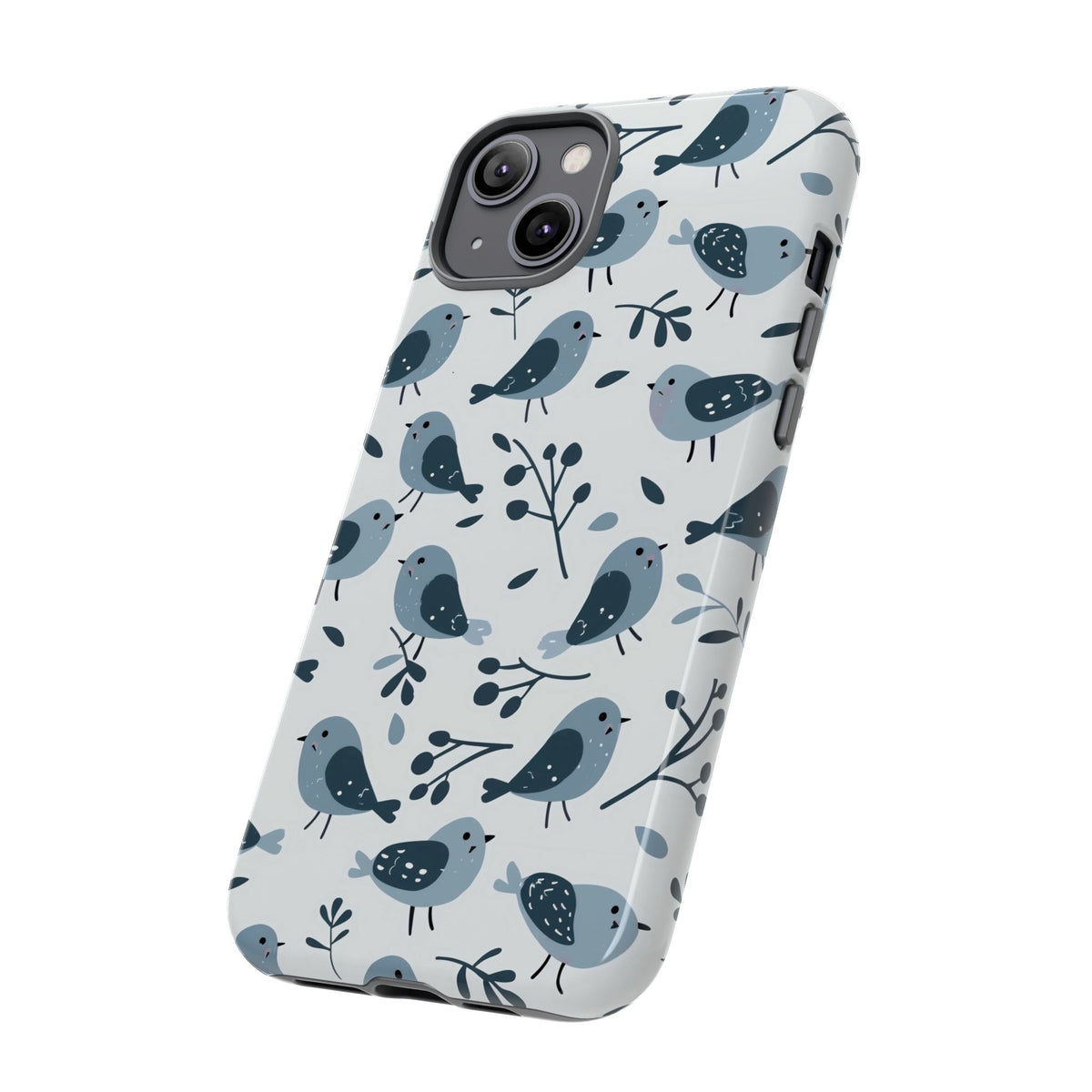 Birds Seamless Pattern Phone Case – Elegant and Timeless Avian Design 10