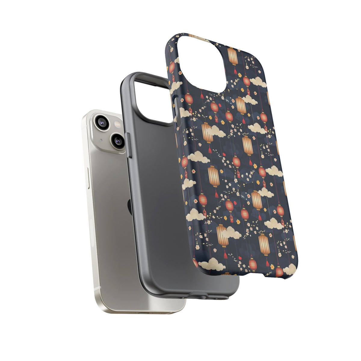 Japanese Pattern Phone Case – Elegant & Timeless Design for Your Phone 470