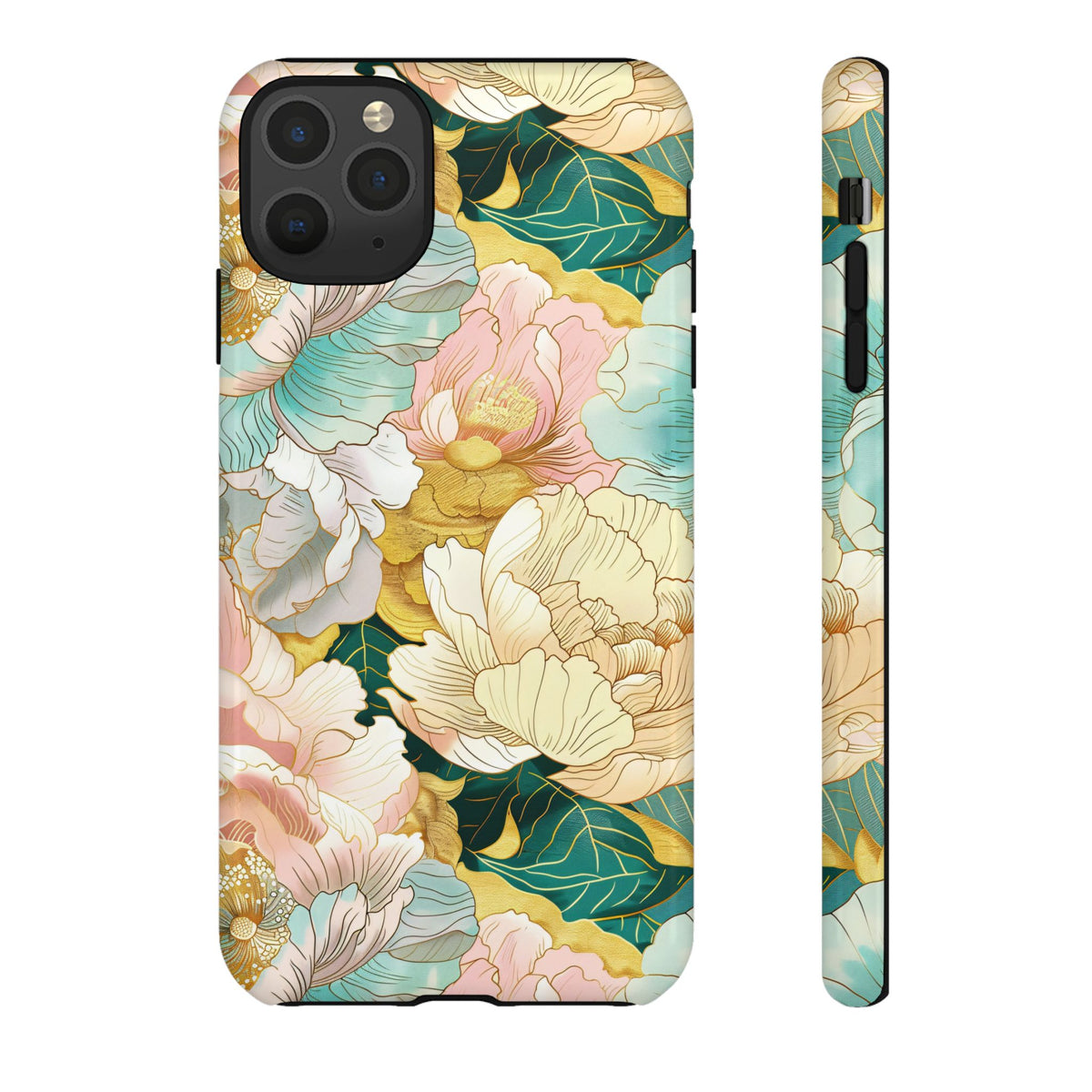 Japanese Blossom Asian Floral Design Phone Case – Elegant Floral Phone Cover