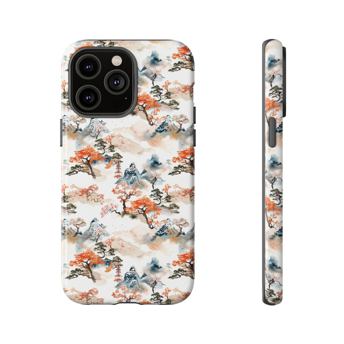 Japanese Pattern Phone Case – Elegant & Timeless Design for Your Phone 506