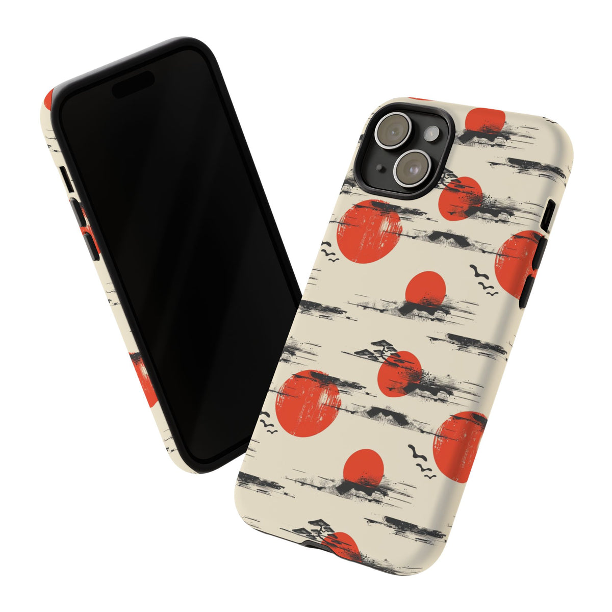 Japanese Pattern Phone Case – Elegant & Timeless Design for Your Phone 077