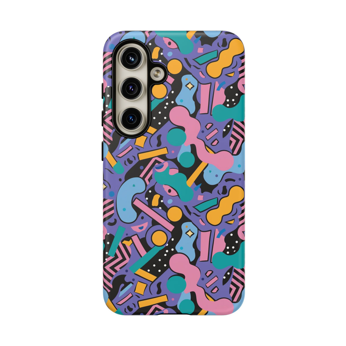 90s Themed Seamless Pattern Phone Case – Embrace Retro Style and Protection 234