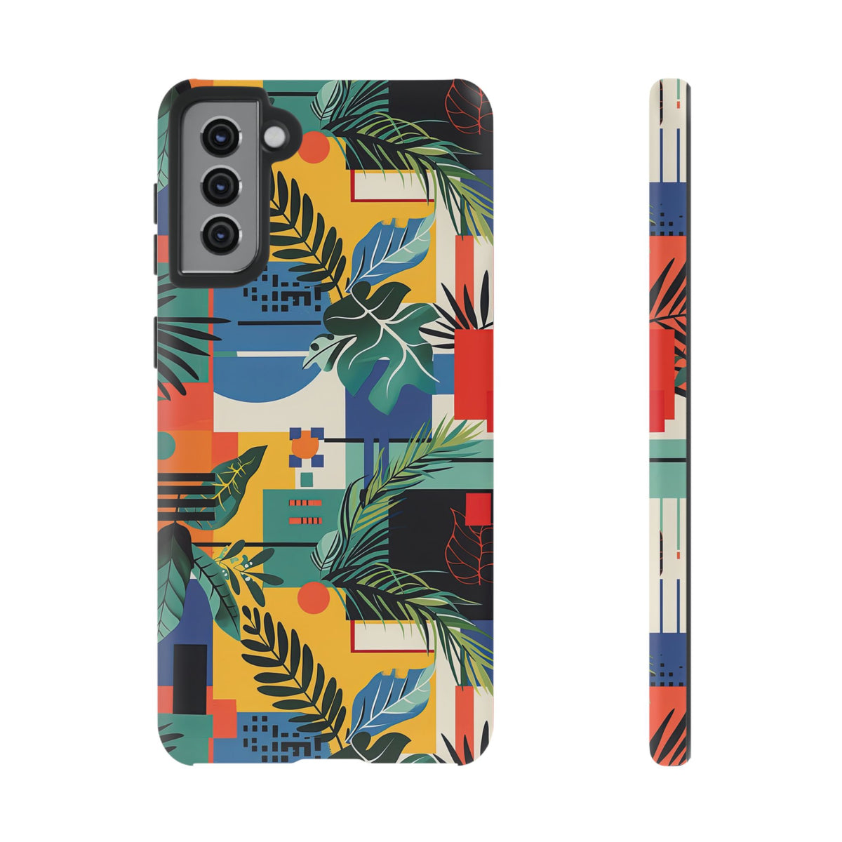 Jungle Collage Phone Case – Vibrant & Durable Nature-Inspired Protection