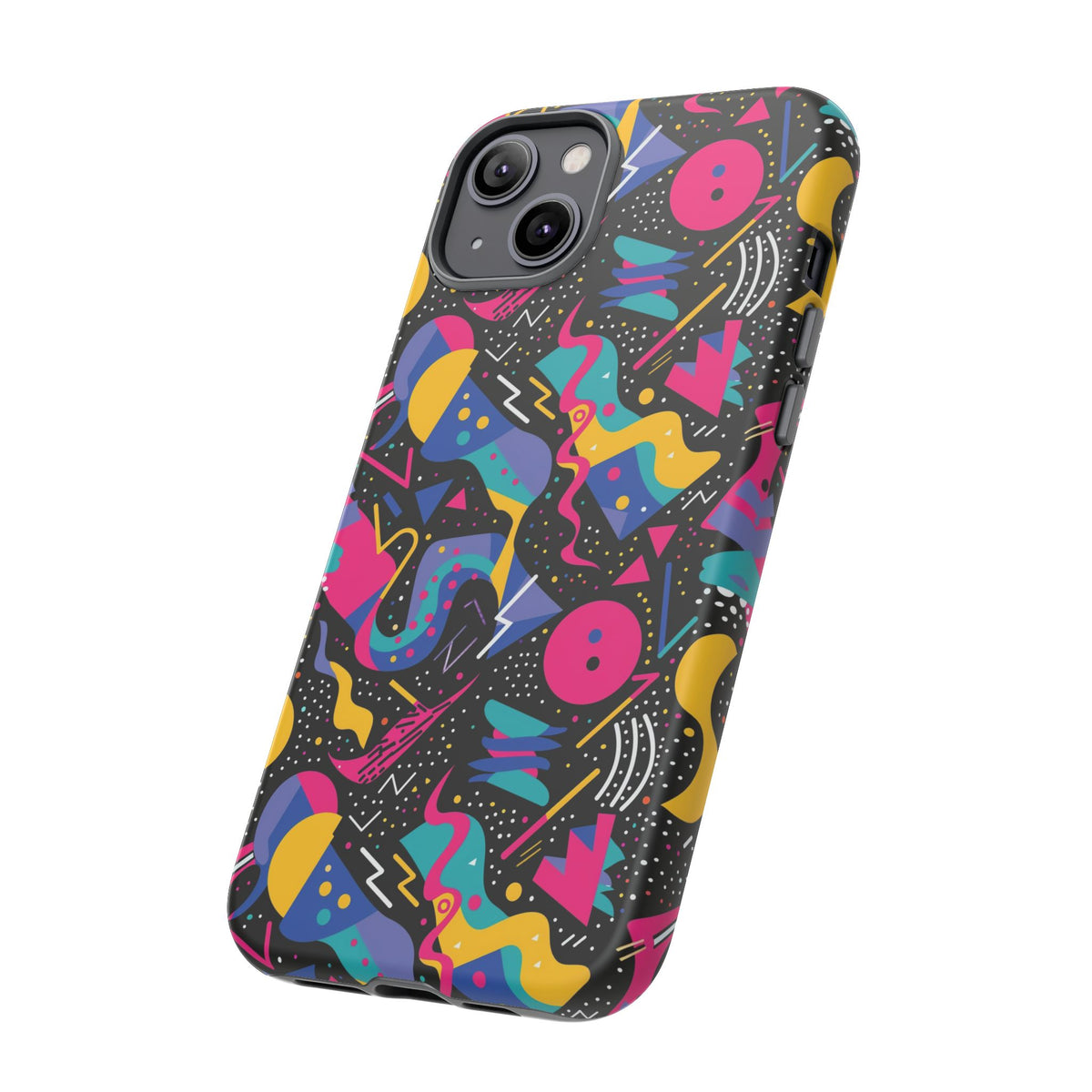 90s Themed Seamless Pattern Phone Case – Embrace Retro Style and Protection 302