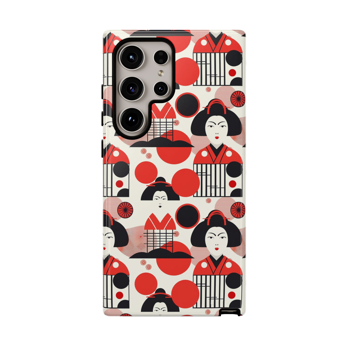 Japanese Pattern Phone Case – Elegant & Timeless Design for Your Phone 018