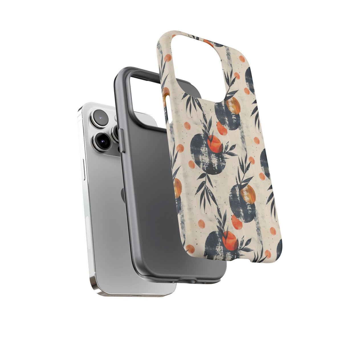 Japanese Pattern Phone Case – Elegant & Timeless Design for Your Phone 088