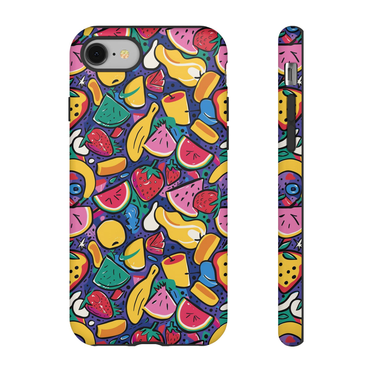 90s Themed Seamless Pattern Phone Case – Embrace Retro Style and Protection 316