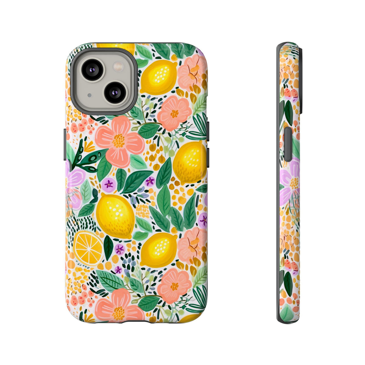 Cute Summer Lemons Phone Case – Refreshing Citrus Design for Your Phone