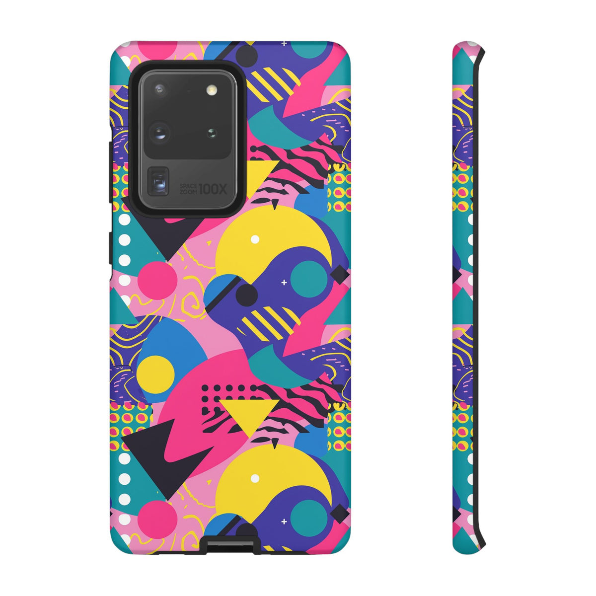 90s Themed Seamless Pattern Phone Case – Embrace Retro Style and Protection 283