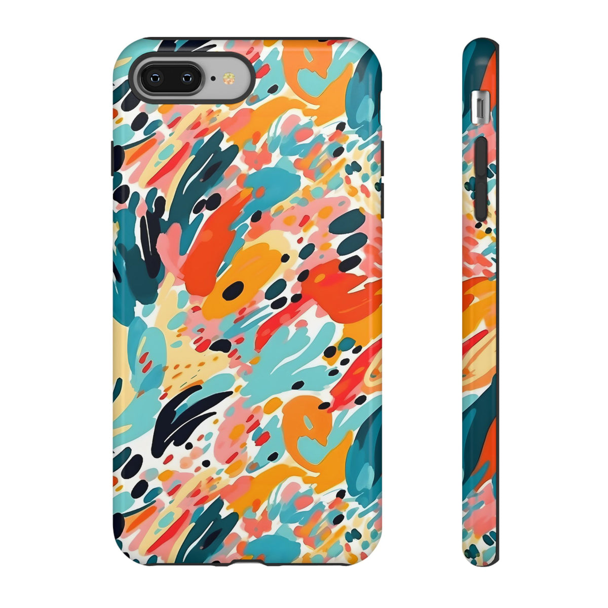 Abstract Painting Design Phone Case – Modern Art-Inspired Phone Cover 7