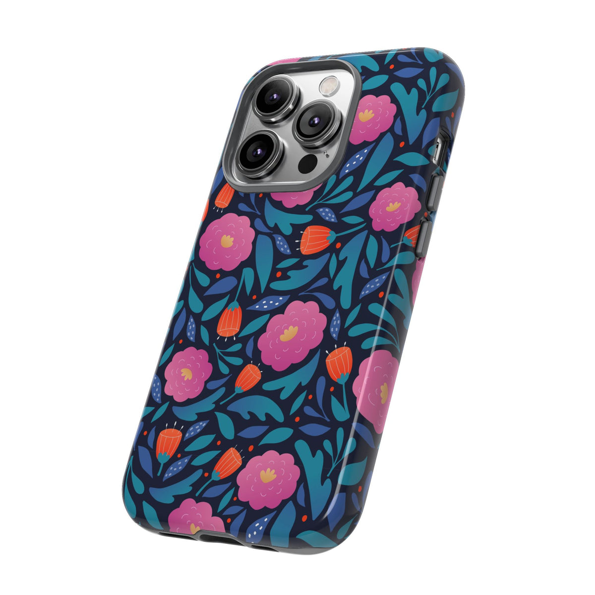 Colorful Little Flower Design Phone Case – Bright and Cheerful Floral Phone Cover 2