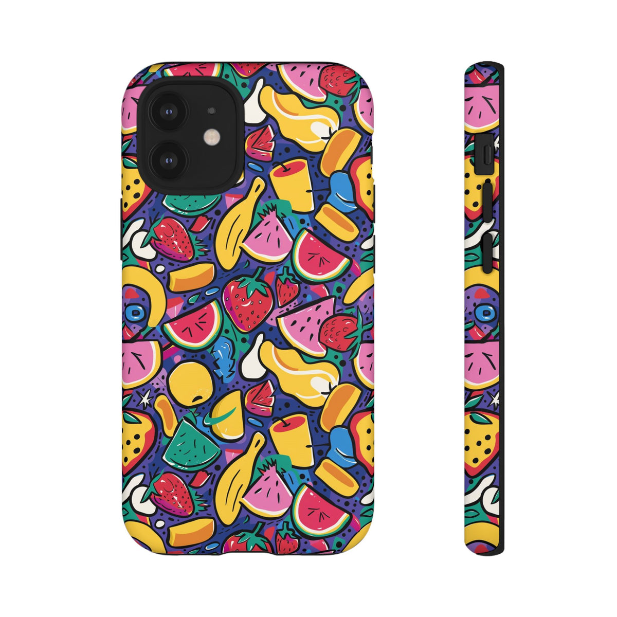 90s Themed Seamless Pattern Phone Case – Embrace Retro Style and Protection 316