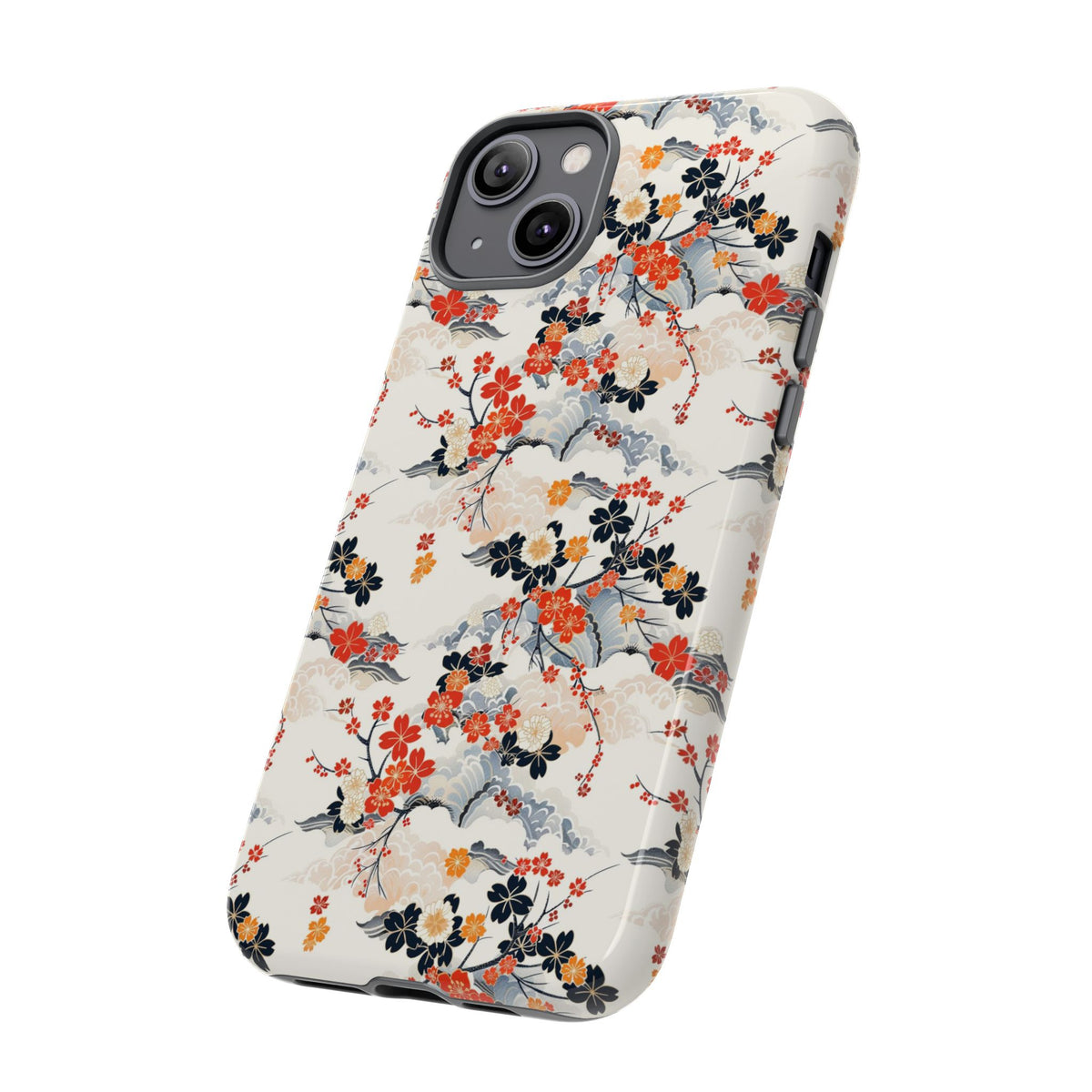 Japanese Pattern Phone Case – Elegant & Timeless Design for Your Phone 302