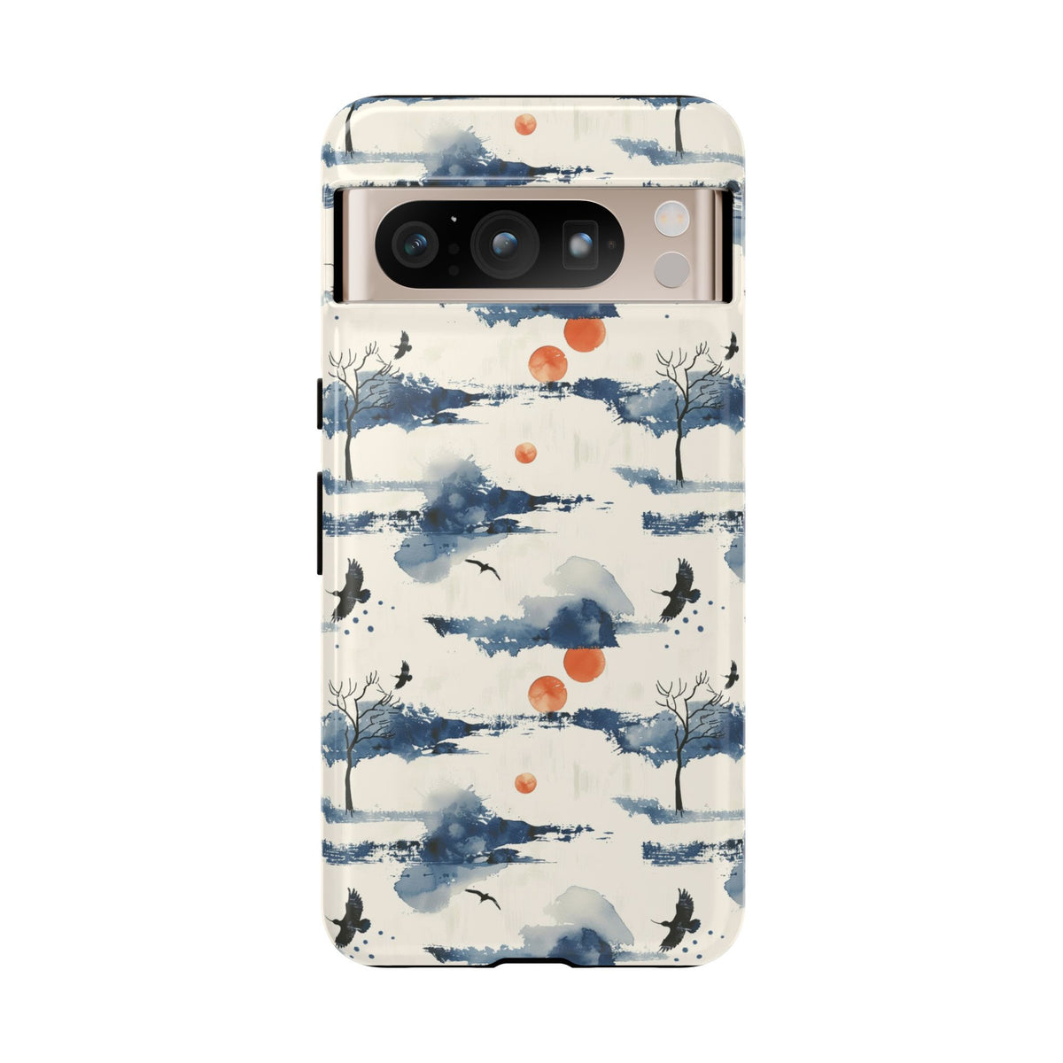 Japanese Pattern Phone Case – Elegant & Timeless Design for Your Phone 030