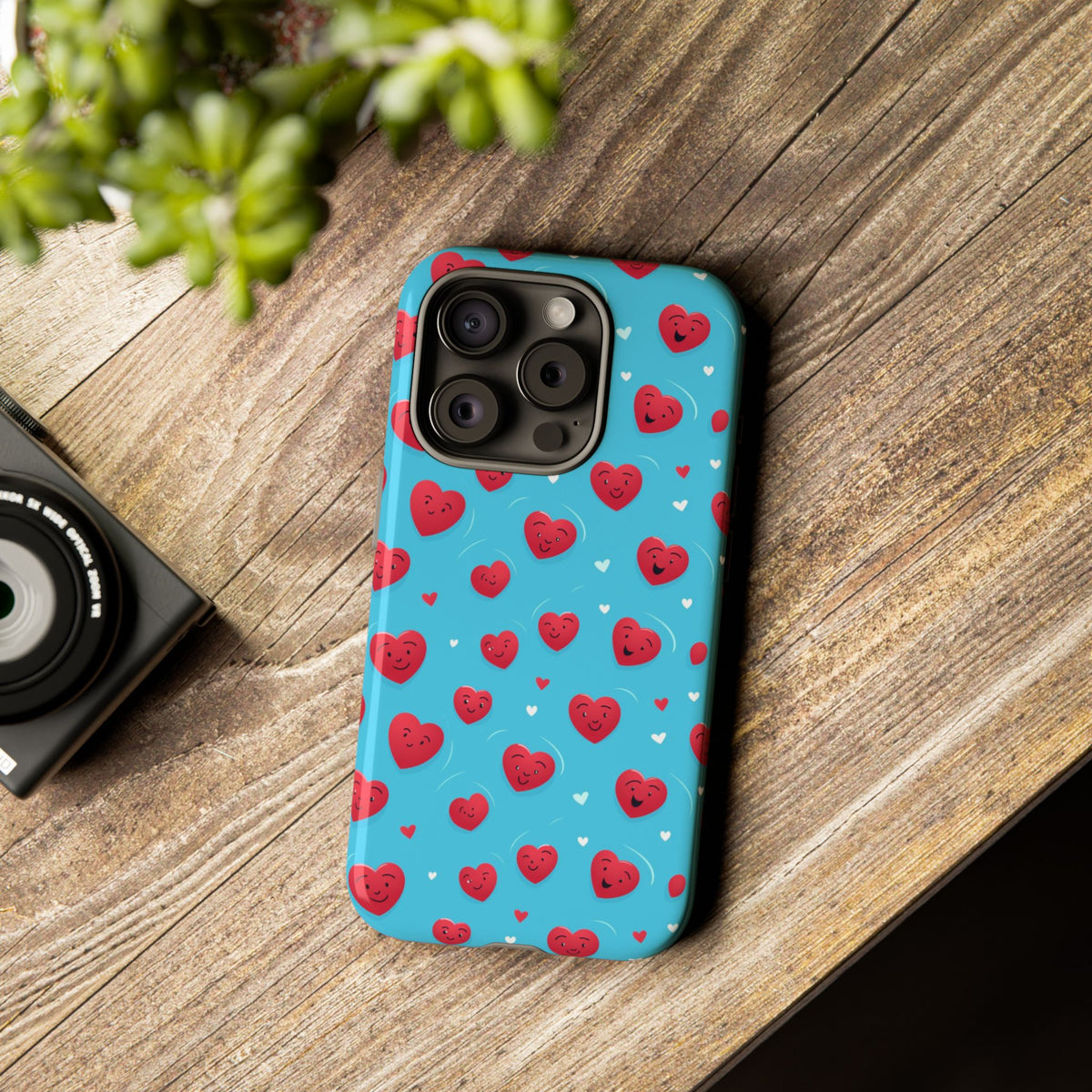 Heart Pattern Phone Case – Stylish & Loving Design for Your Device 811