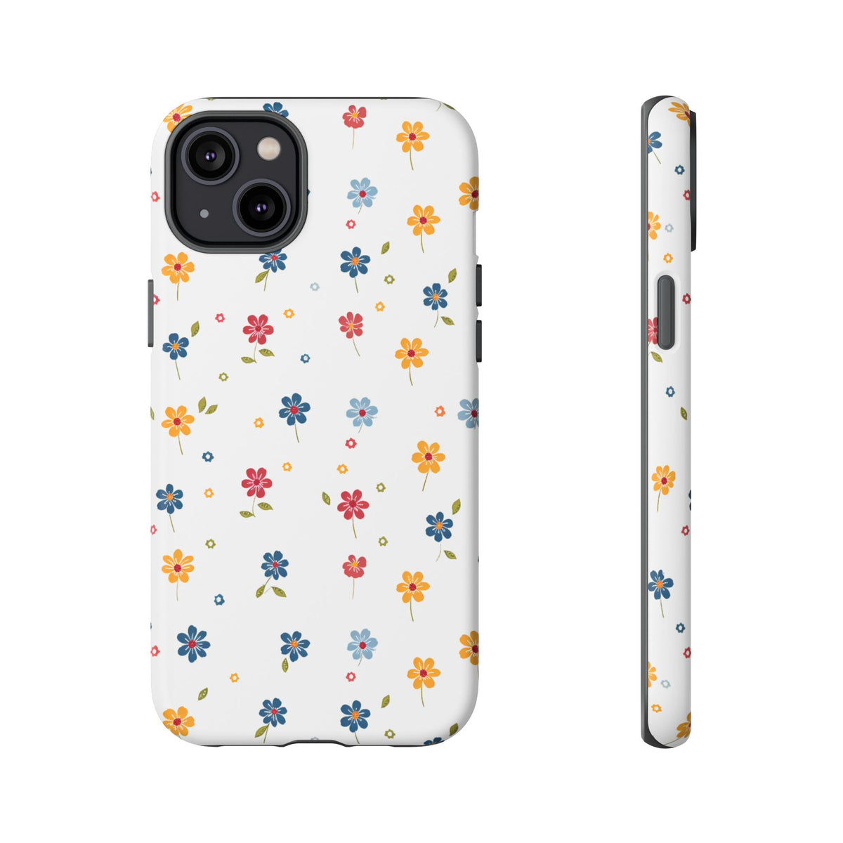 Wild Flowers Garden Stitch Phone Case – Nature-Inspired Floral Design