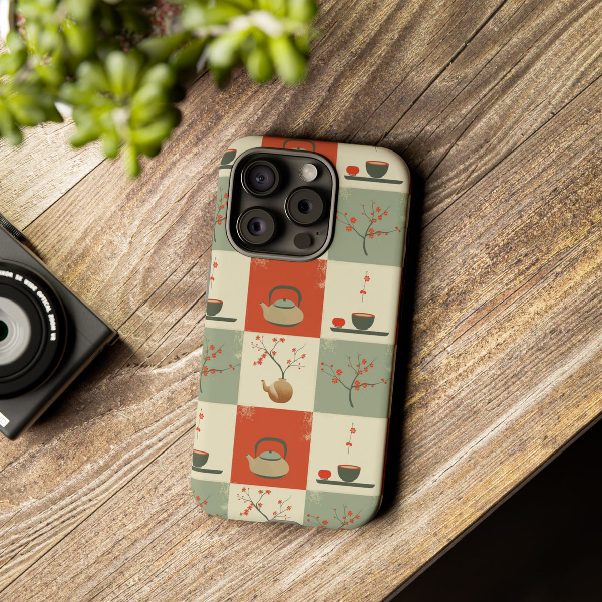 Japanese Pattern Phone Case – Elegant & Timeless Design for Your Phone 505