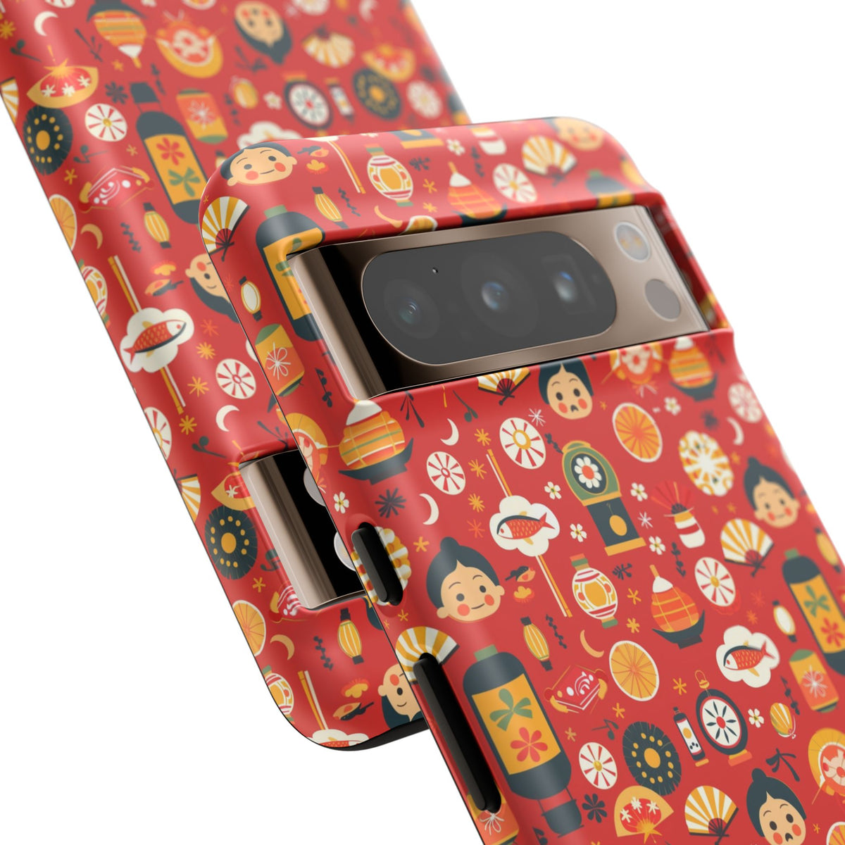 Japanese Pattern Phone Case – Elegant & Timeless Design for Your Phone 087