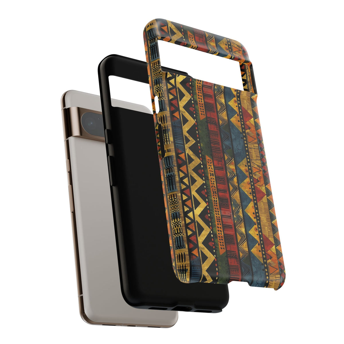 Stylish African Pattern Phone Case – Unique and Vibrant Protection 166