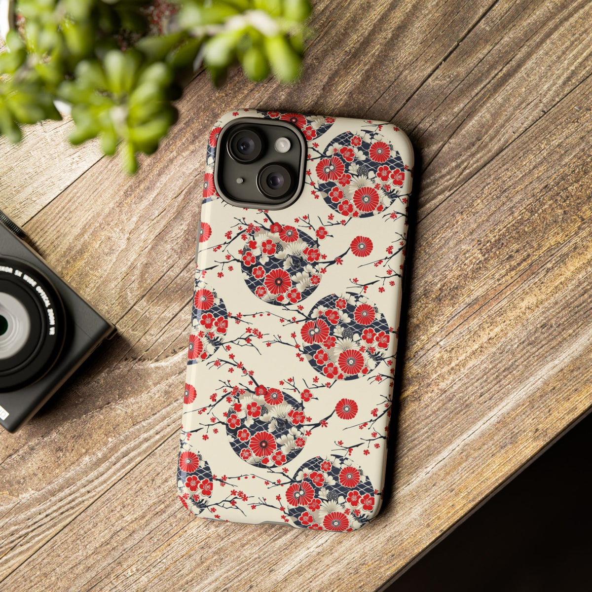 Japanese Pattern Phone Case – Elegant & Timeless Design for Your Phone 138