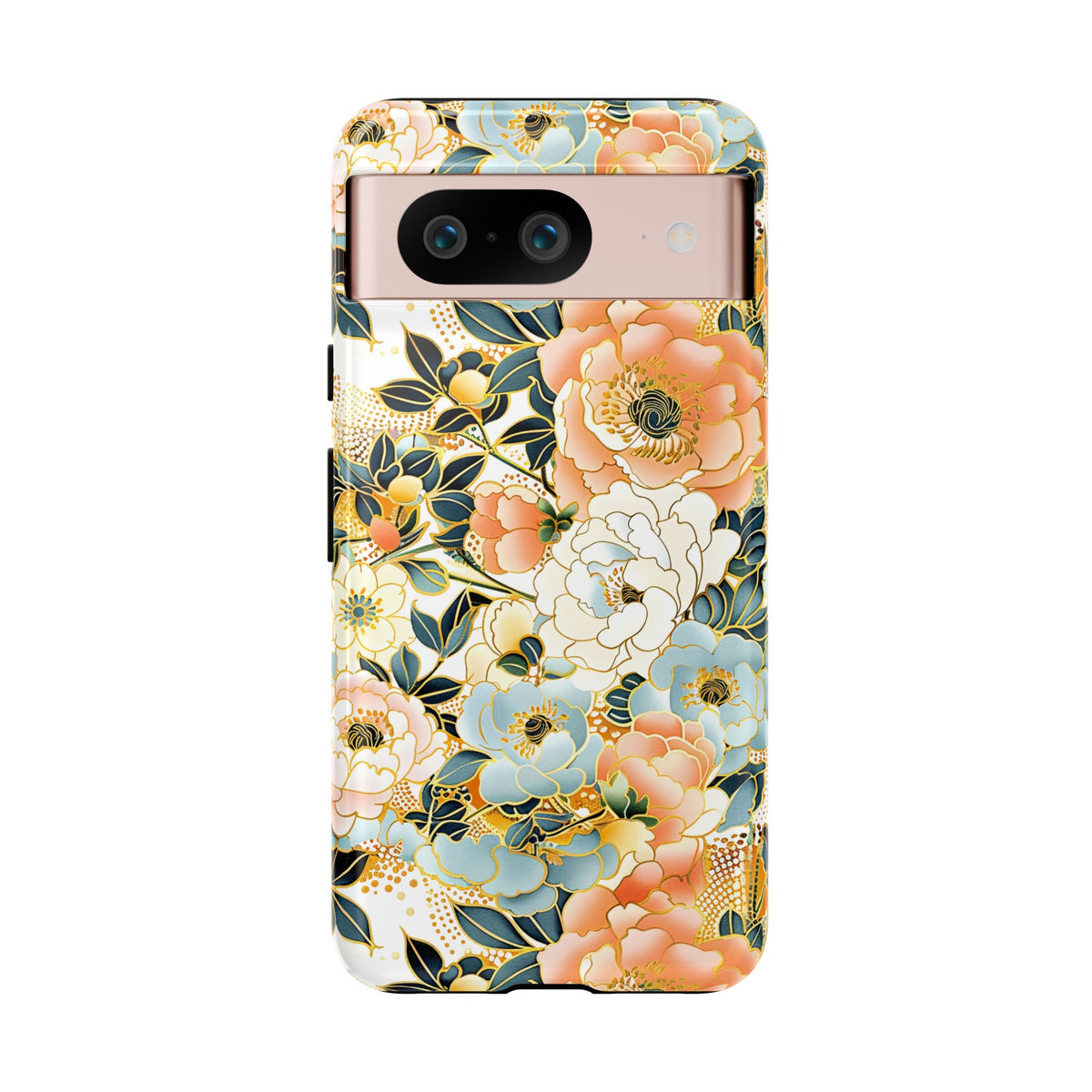 Japanese Blossom Asian Floral Design Phone Case – Elegant Floral Phone Cover 5