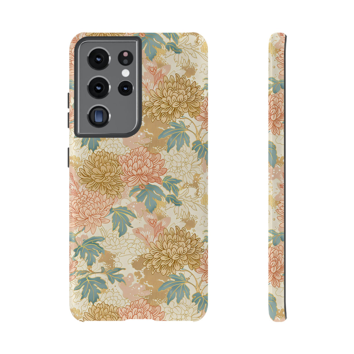 Japanese Blossom Asian Floral Design Phone Case – Elegant Floral Phone Cover