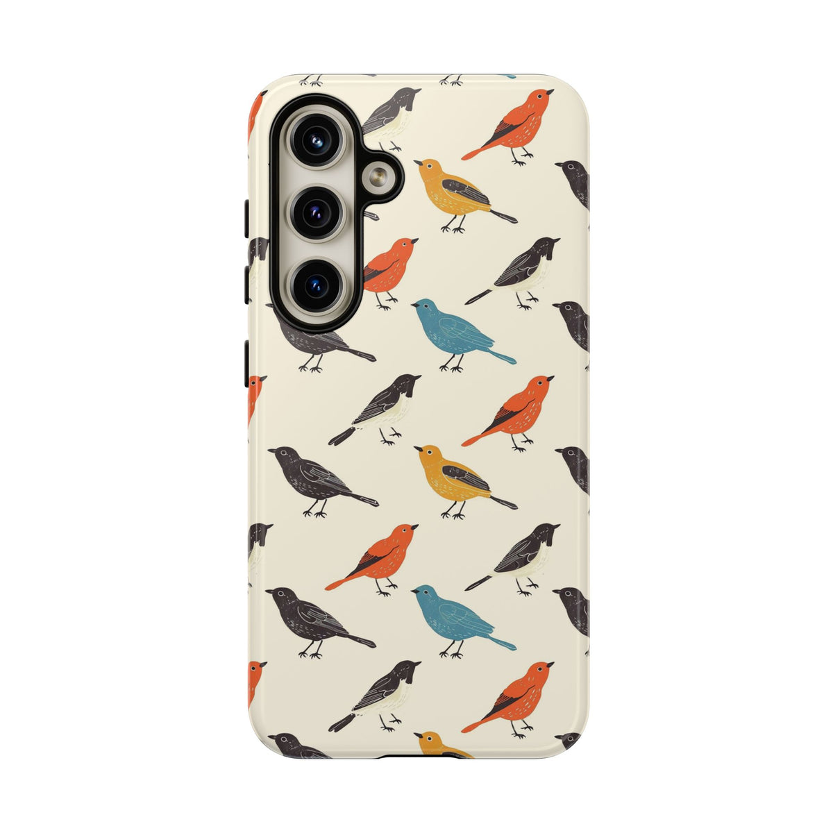 Birds Seamless Pattern Phone Case – Elegant and Timeless Avian Design 5