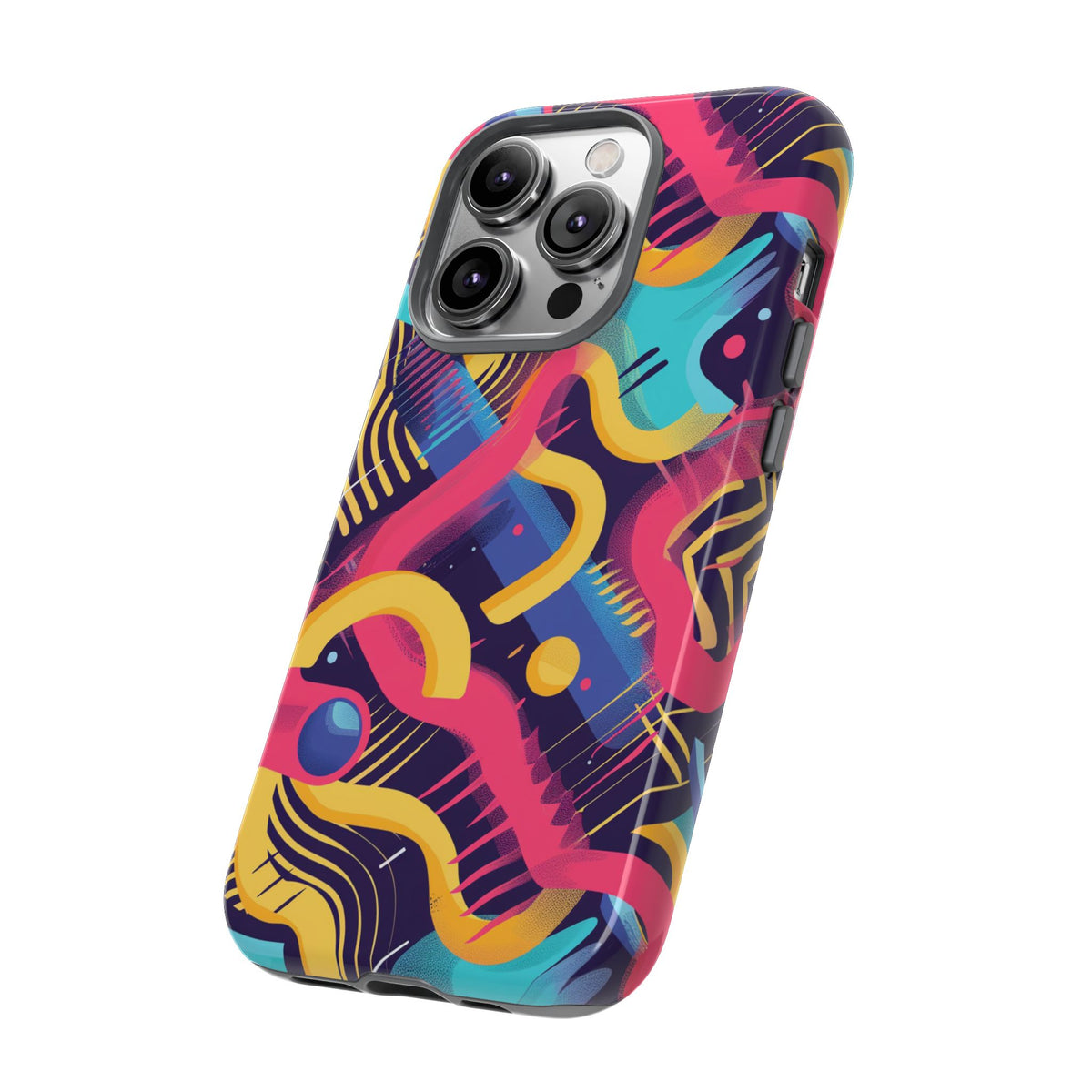 Retro 80s Seamless Phone Case – Vintage Style Meets Modern Protection 2