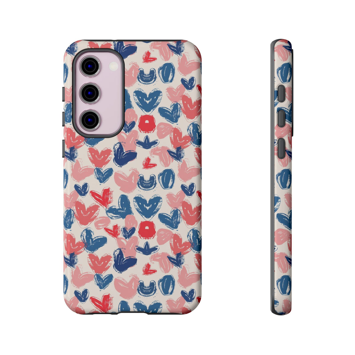 Heart Pattern Phone Case – Stylish & Loving Design for Your Device 354