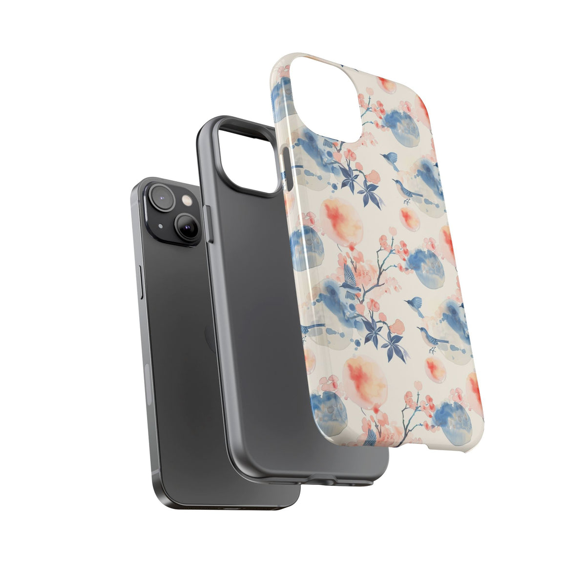 Japanese Pattern Phone Case – Elegant & Timeless Design for Your Phone 083