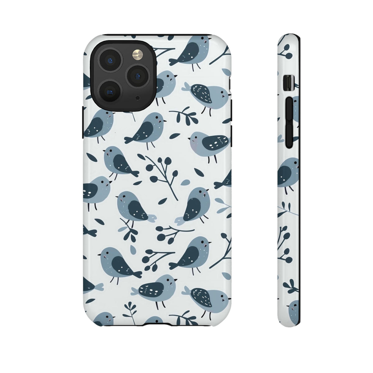 Birds Seamless Pattern Phone Case – Elegant and Timeless Avian Design 10